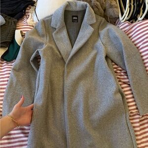 Zara Women's Gray Trench Coat
